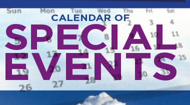 calendar of special events