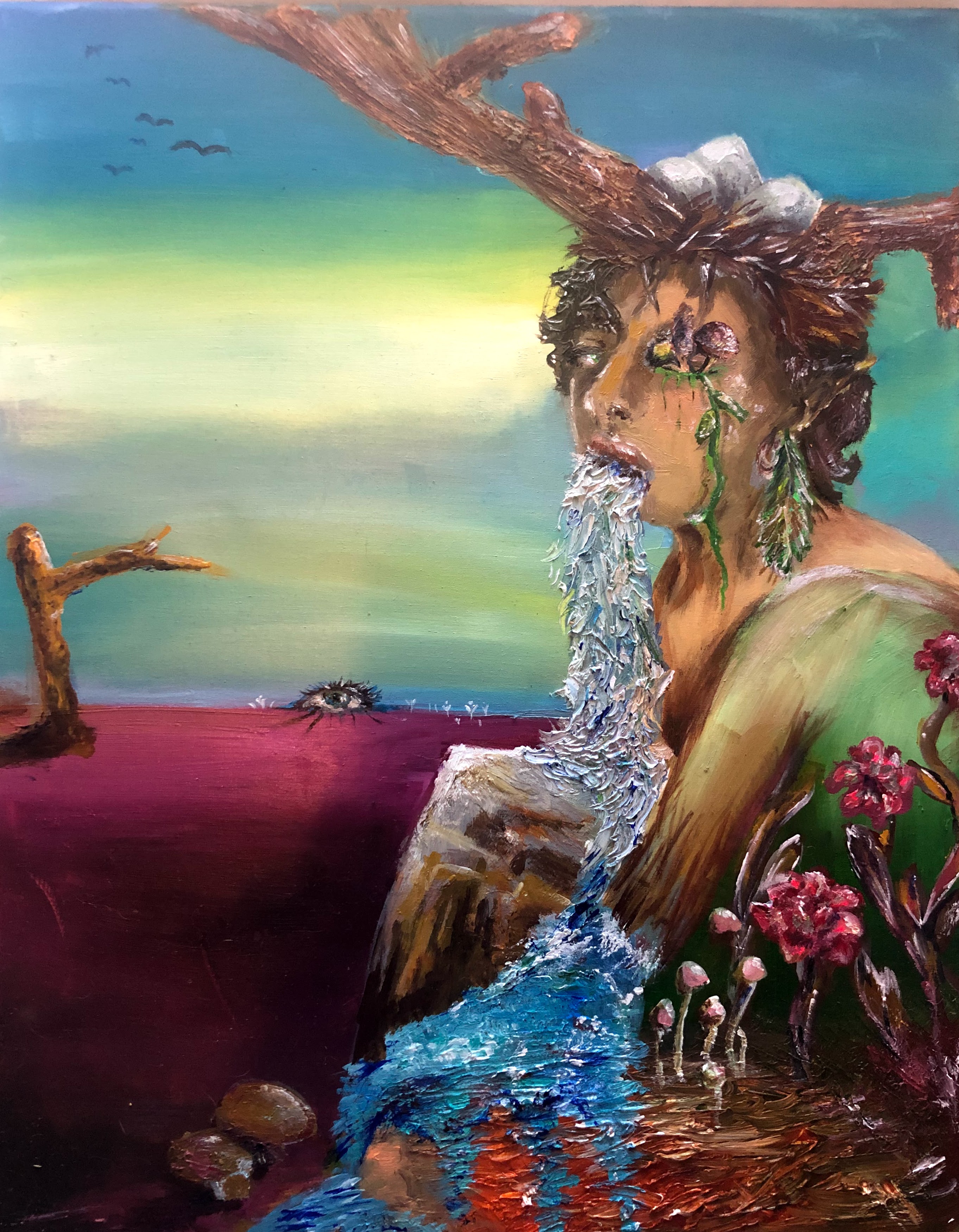 Anna Larson's painting, Mother Nature