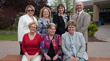 Enrollment and Success Team Employees posing outdoors