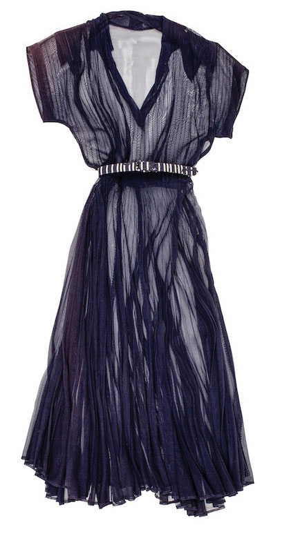 photo of sheer old-fashioned dress