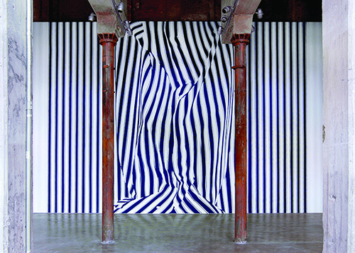 Rita MacDonald artwork of painted fabric pattern